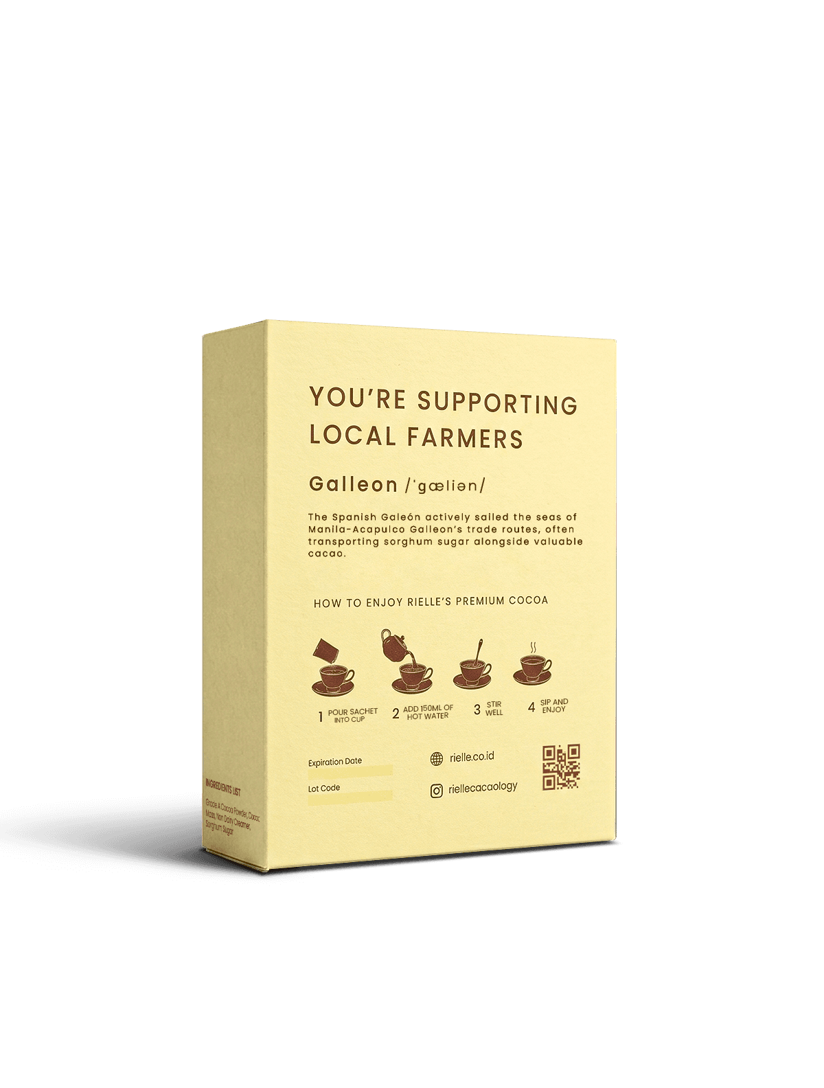 Galleon — Dark Cocoa, Indonesian cocoa packaging — view 2 of 5